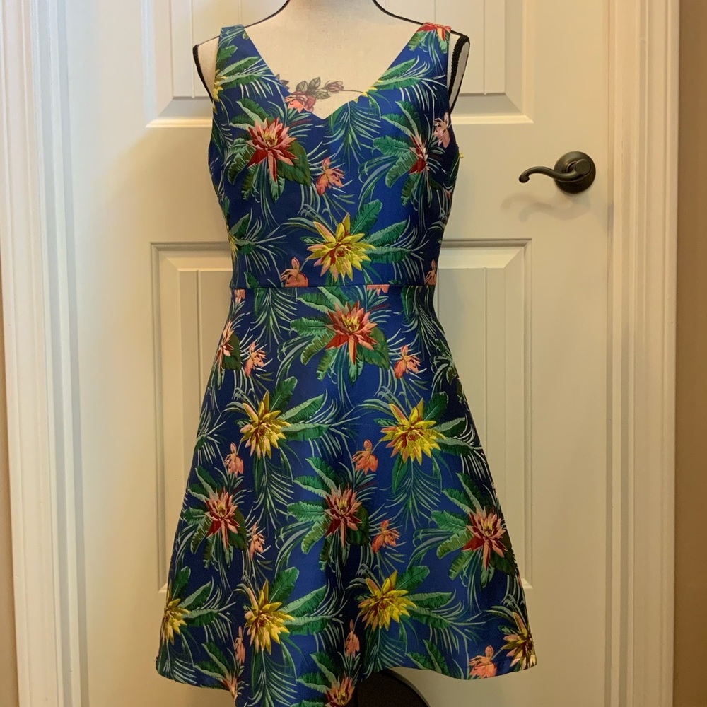 CECE Havana Fiesta jacquard dress,8